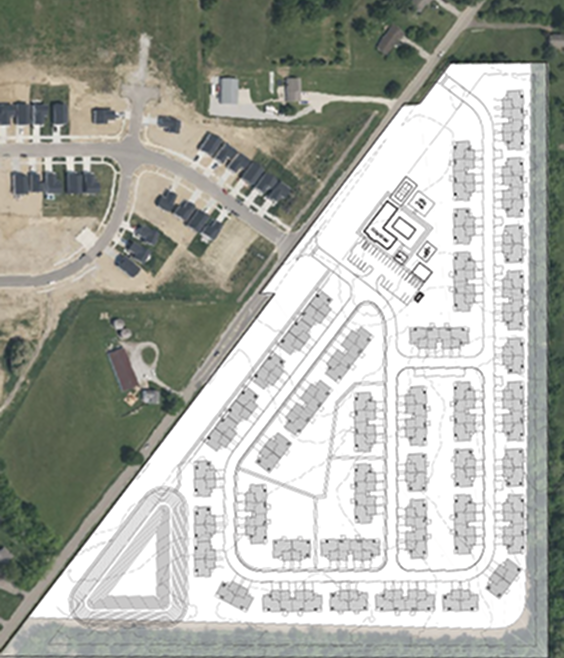 Lock Pointe Village community blueprint and site plan