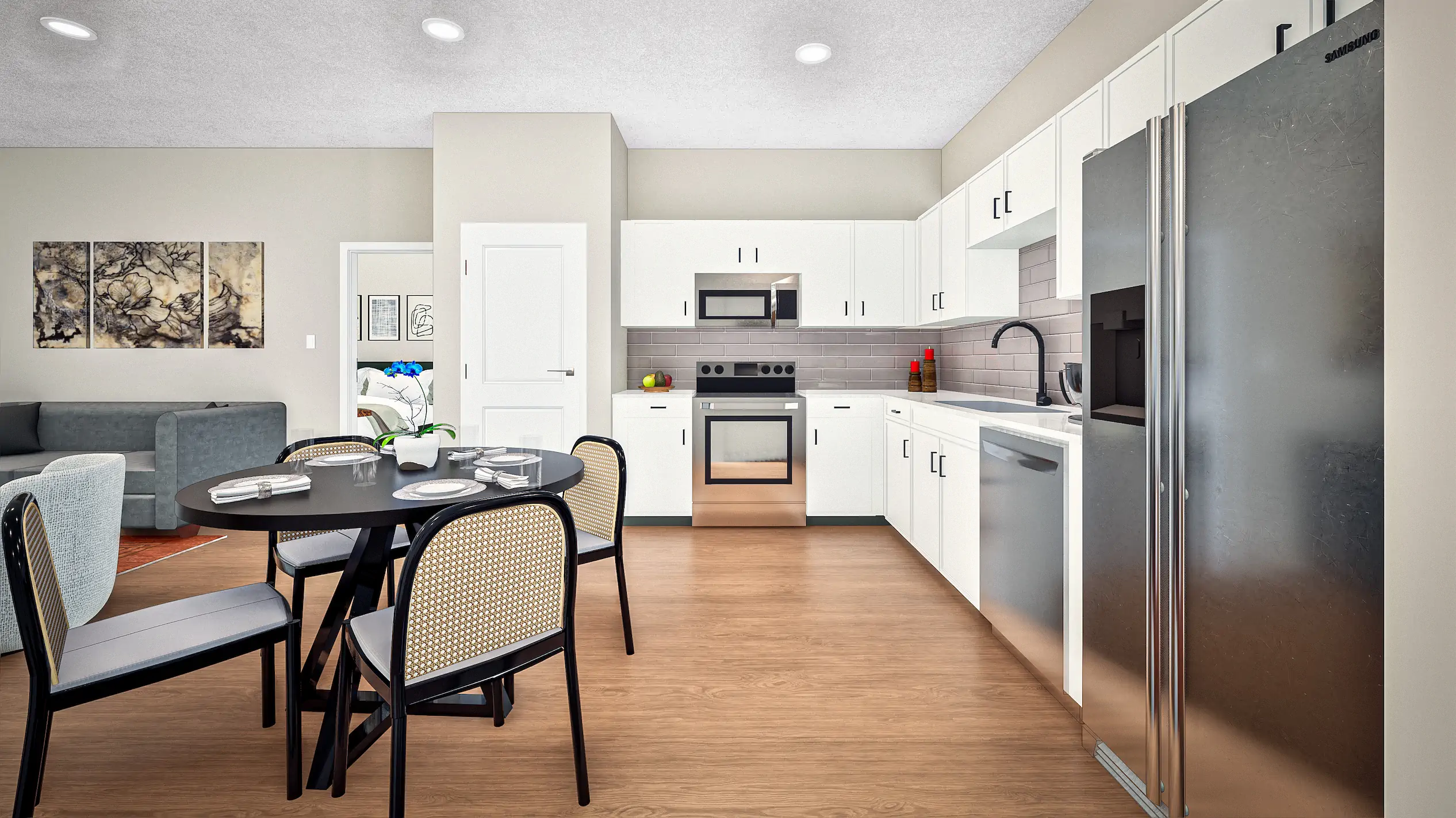 Community amenities at Lock Pointe Village including fitness center, pool, and clubhouse